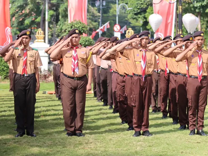 Peringatan Hari Pramuka ke-63: Pramuka Jatim Tegaskan Komitmen Menjaga NKRI dengan Jiwa Pancasila