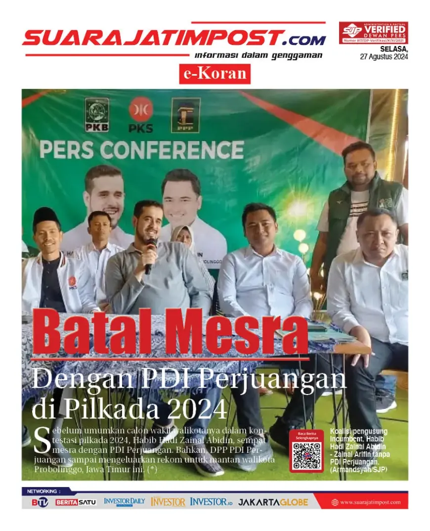 eKoran, Edisi Selasa, 27 Agustus 2024