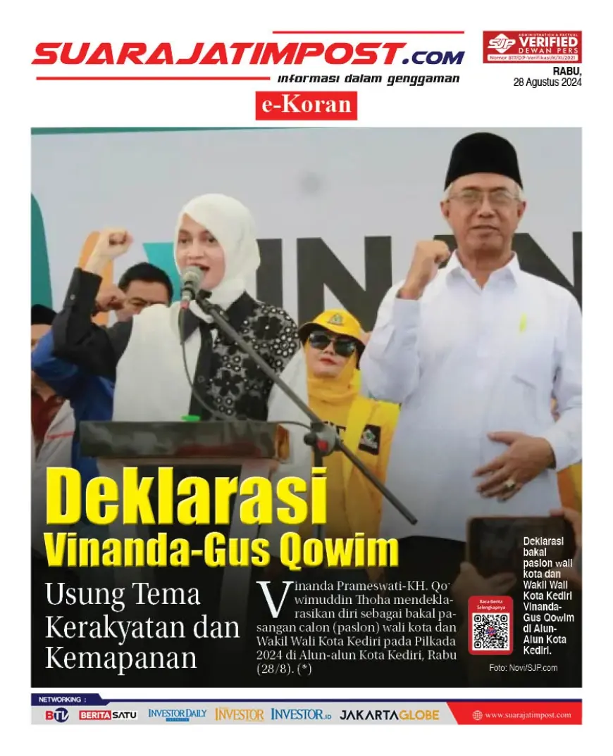 eKoran, Edisi Rabu, 28 Agustus 2024