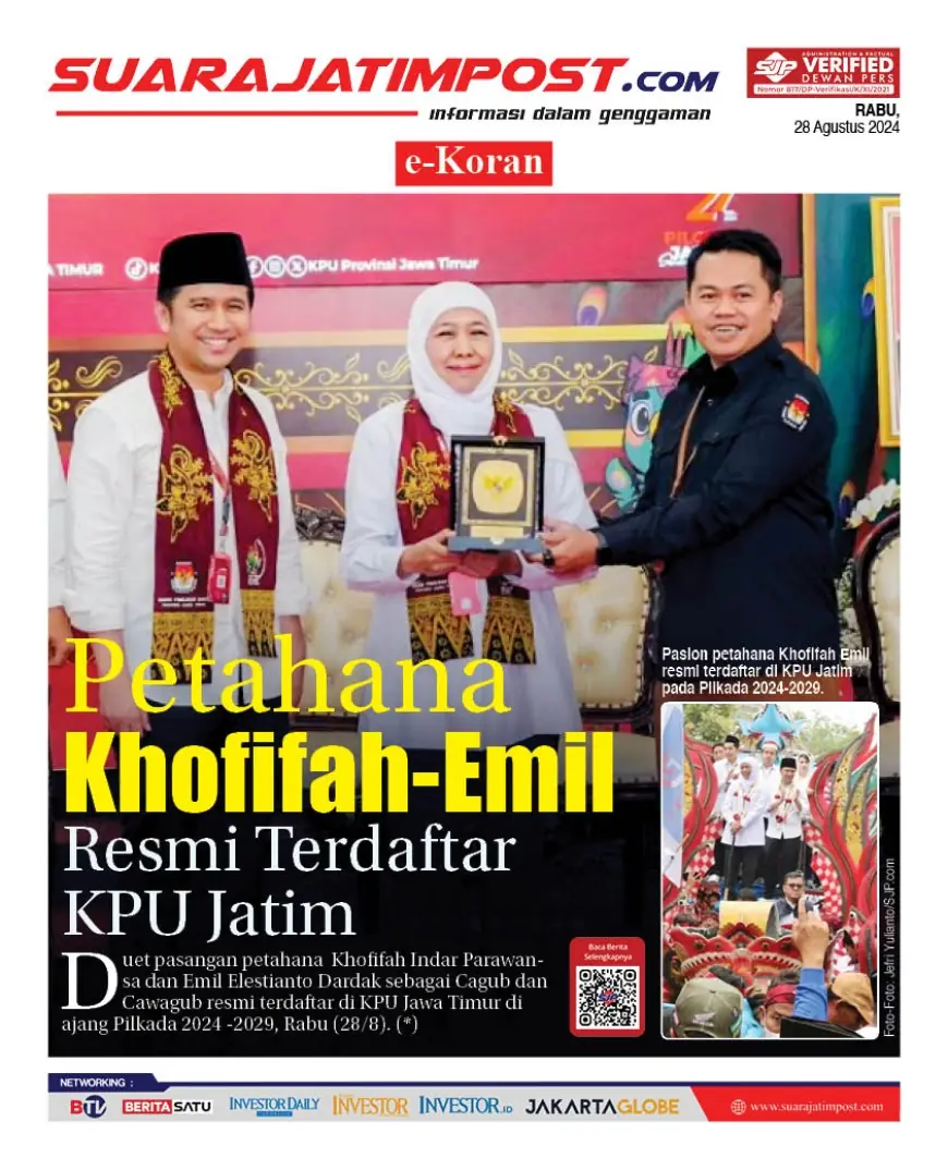 eKoran, Edisi Rabu, 28 Agustus 2024