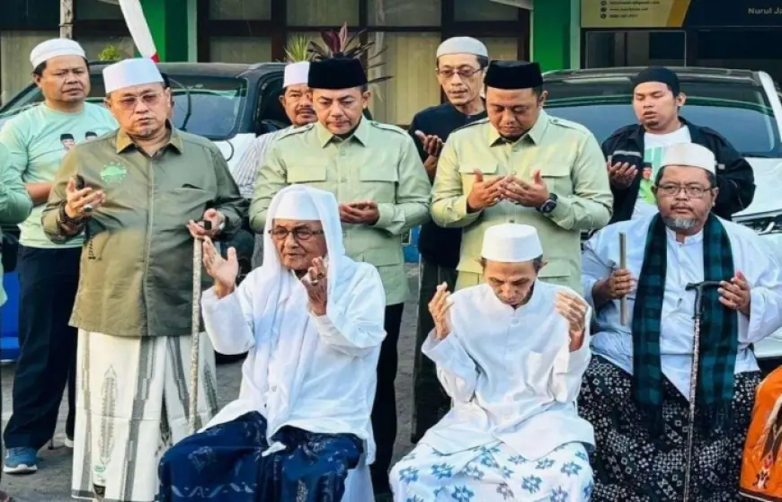 Daftar KPU, Gus Haris dan Lora Fahmi Didoakan Banyak Kyai