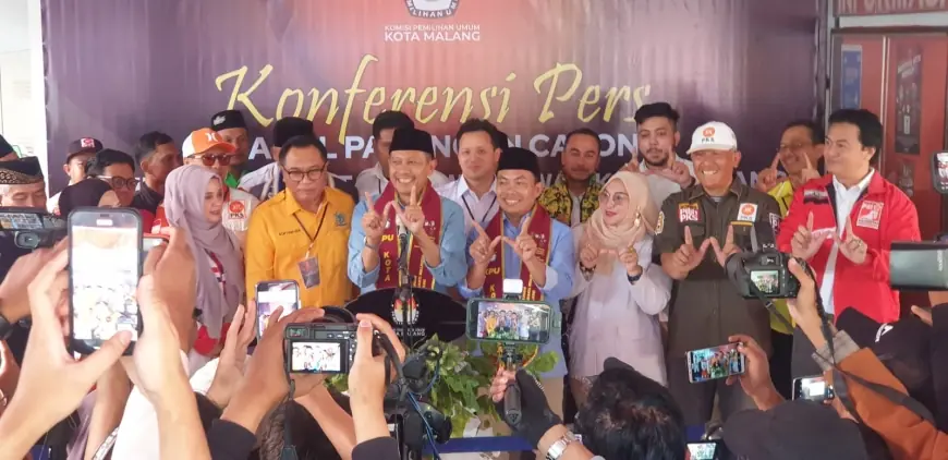 Perpaduan Kolonial - Milenial, Pasangan WALI Diusung 13 Partai Pendukung