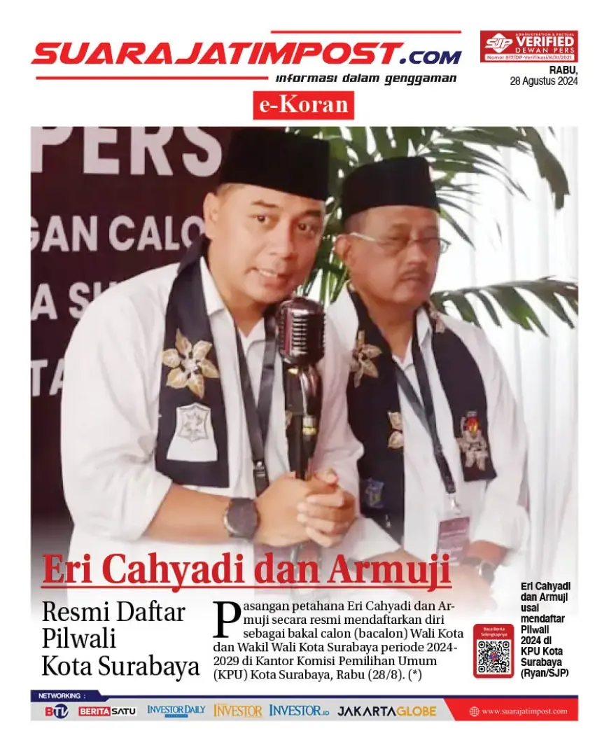 eKoran, Edisi Rabu, 28 Agustus 2024