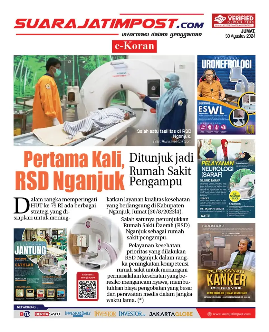 eKoran, Edisi Jumat, 30 Agustus 2024