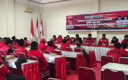 Mesin Politik PDI Perjuangan Bondowoso, Satu Komando Menangkan Pilkada 2024