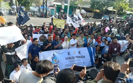 Koalisi Pemuda Kota Kediri Dukung Vinanda-Gus Qowim di Pilwali 2024