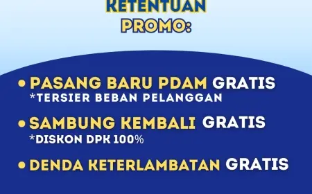 Simak Waktunya, Perumdam Jember Gratiskan Pasang Baru Jaringan PDAM