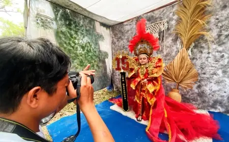 Carnaval Seni Budaya 'Flower Princess Of Heaven' Jadi Berkah Para Fotografer Dadakan