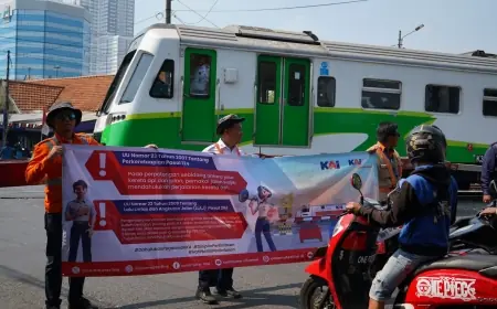 KAI Commuter Catat 198 Laka Lantas dan 68 Meninggal Dunia di Perlintasan Sebidang Periode Juli 2024