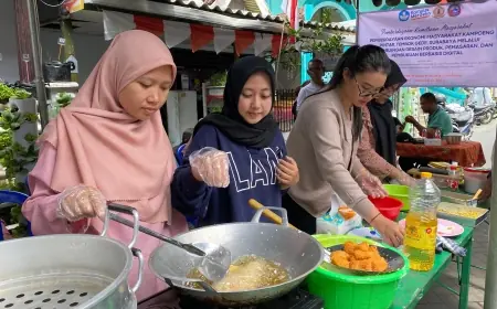 Berdayakan Masyarakat Lewat Inovasi Produk Pangan: Kolaborasi UWKS dan Kampoeng Pintar Oase Tembok Gede