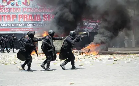 Bupati Lamongan Tandatangani Deklarasi Damai Pilkada 2024