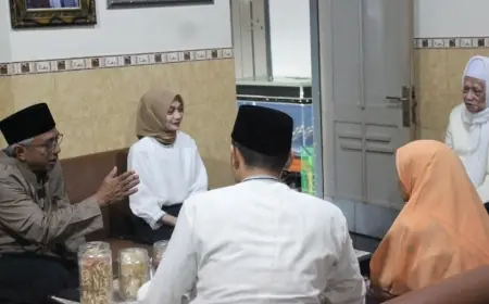 Pilwali Kota Kediri, Vinanda-Gus Qowim Dapat Doa Restu Ulama