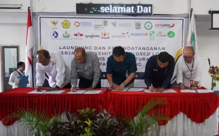 Bank Jatim Teken MoU dengan Kementerian Koordinator Bidang Perekonomian RI Optimis Produktivitas Hortikultura Meningkat