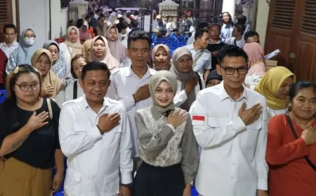 Gelar Konsolidasi, Gerindra Kota Kediri All Out Menangkan Vinanda-Gus Qowim