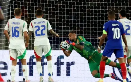 Nations League: Prancis Keok 1-3 Dari Italia