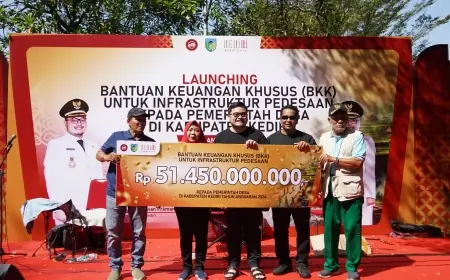 Pemerataan Pembangunan, Mas Dhito Beri BKK 150 Juta Per Desa