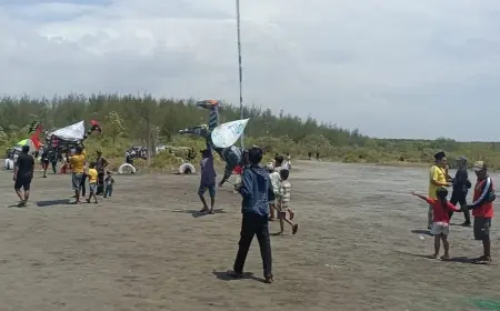 'Gir Sereng', Festival Layang-layang Ajang Promosi Wisata Pantai Permata Pilang di Probolinggo