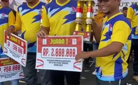 Ribuan Warga Tuban Antusias Mlaku Bareng Bupati Lindra