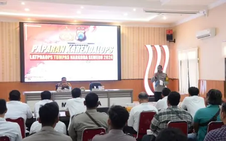 Polres Madiun Kota  Gelar Latihan Pra Operasi Tumpas Narkoba