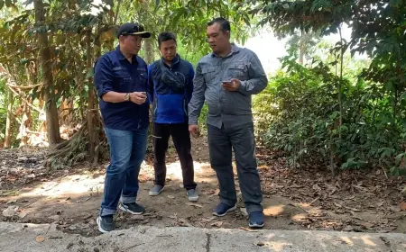 Anggota DPRD Jember Sidak Proyek Pembangunan Jalan Rabat Beton di Mrawan