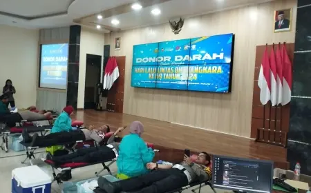 Polres Malang Adakan Donor Darah Target 100 Kantong