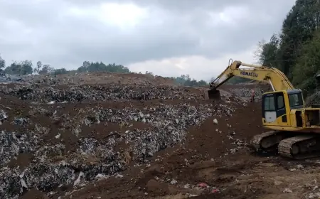 Volume Gunungan Sampah TPA Tlekung Tak Berkurang