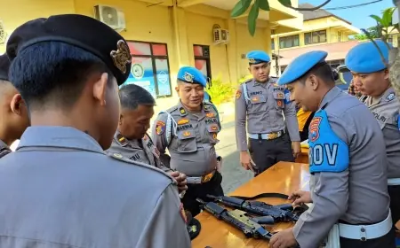 Bid Propam Polda Jatim Cek Mitigasi Pelanggaran Personil di Nganjuk