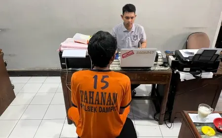 Kepolisian Tangkap Pengrajin Alumunium Plus Jual Sabu di Dampit Kabupaten Malang