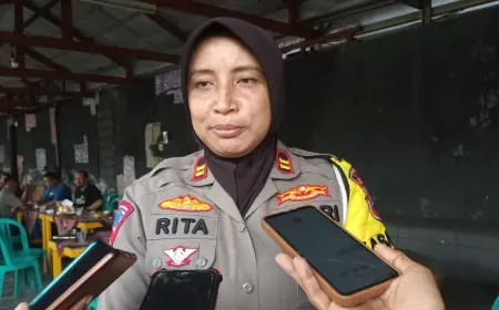 Sosok Perempuan Berjilbab Pimpin Satlantas Polres Jombang