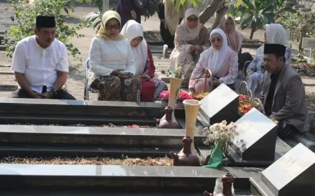 Pasangan Mundjidah - Sumrambah Mohon Dukungan Keluarga Pendiri NU Jihad Pilkada Jombang 2024