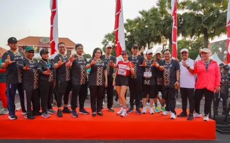 JConnect Run 2024 Bank Jatim Diikuti 3.200 Pelari Lewati Rute Iconic Bersejarah Surabaya