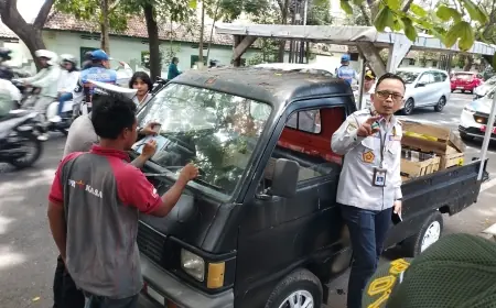 Operasi Gabungan Dishub Kota Malang Gembok Kendaraan Hingga Tilang