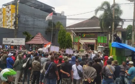 Upah Minim, Buruh PDP Kahyangan dari 5 Kebun Unjuk Rasa