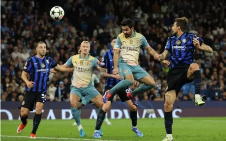 Liga Champions: Inter Milan Tahan Manchester City di Kandang Sendiri