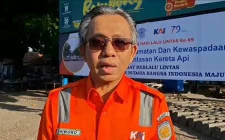 KAI dan Korlantas Akan Kampanyekan Pentingnya Disiplin Berlalu Lintas di Perlintasan Sebidang