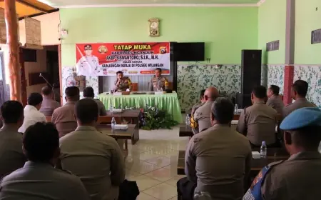 Kapolres Lakukan Kunjungan ke Polsek Jajaran, Tekankan Netralitas dalam Pilkada 2024