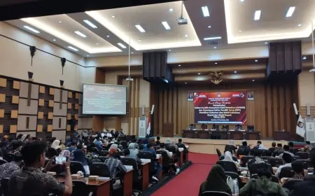 KPU Kabupaten Malang Rapat Pleno Penetapan DPT