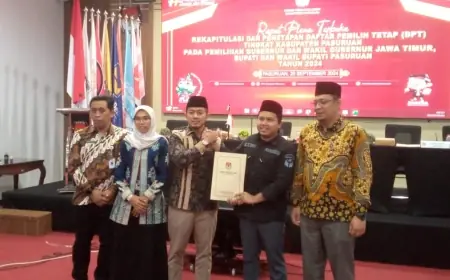 DPT Pilkada Kabupaten Pasuruan Sudah Ditetapkan, Ini Jumlahnya