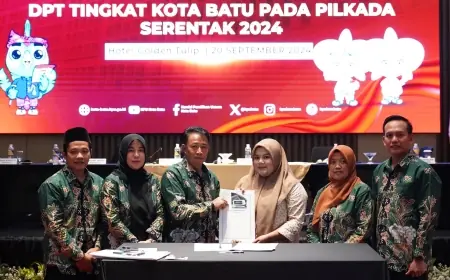 KPU Tetapkan Kota Batu Miliki 3 Paslon
