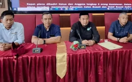 KPU Kabupaten Kediri Resmi Tetapkan 2 Paslon Peserta Pilbup Kediri 2024