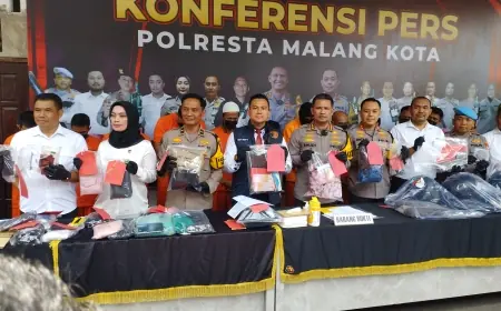 Polresta Malang Kota Rilis Kasus Mulai Bulan Agustus, Ini Kata Kapolresta