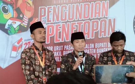 KPU Bangkalan Tetapkan Nomor Urut Paslon Cabup dan Cawabup