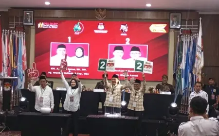 Pasca Penetapan Nomor Urut Oleh KPU Kabupaten Pasuruan; Ini Misi Dua Calon Bupati