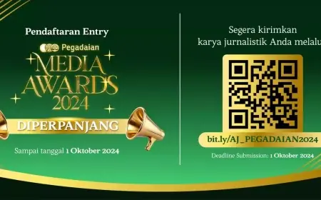 Lomba Karya Jurnalistik Pegadaian Media Awards  Diperpanjang Hingga Awal Oktober 2024