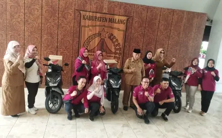Pemkab Malang Serahkan 36 Motor Baru kepada Pendamping PKH, Untuk Apa?