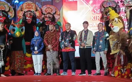 Serah Terima Maskot Pilkada 2024, Si Jalih dan Si Nara Bakal Keliling Kabupaten Kediri