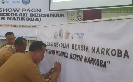 Gerakan Sekolah Bersinar: SMAN 1 Gresik Tegaskan Komitmen Perangi Narkoba