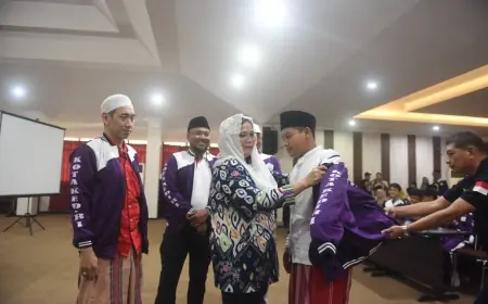Pj Wali Kota Kediri Lepas 35 Kafilah Ikuti Ajang PORSADIN VI Jawa Timur