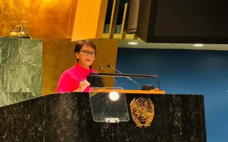Indonesia Desak Pengakuan Palestina Dan Serukan Penghentian Kekejaman Israel di PBB