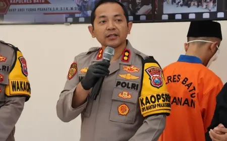Masa Kampanye, Polres Batu Berikan Walpri Pada Bakal Calon Pilkada